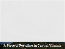 Tablet Screenshot of eatatportofino.com